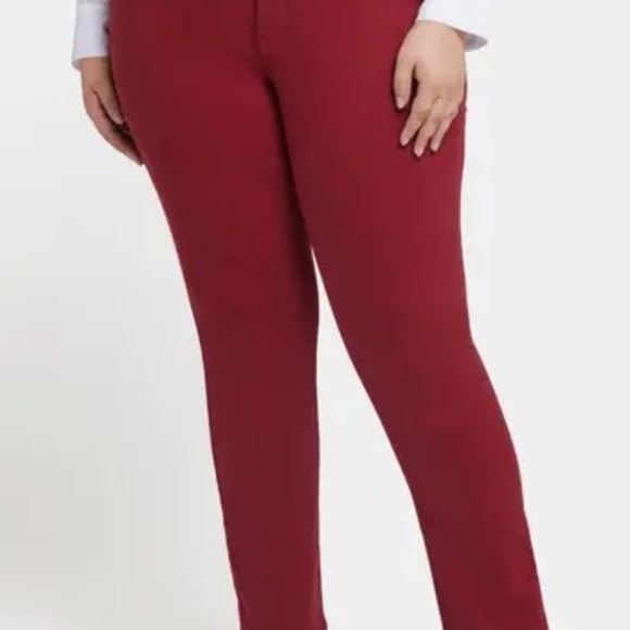 NYDJ Women's Plus Size Sheri Slim LiftxTuck Technology Straight Leg Pants - Picture 14 of 14